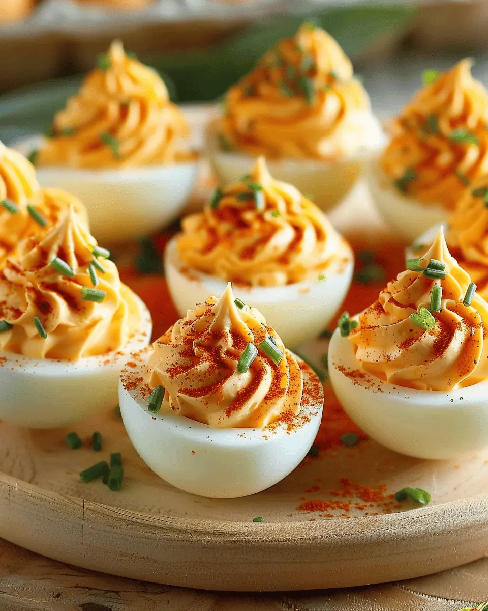 Pumpkin Patch Deviled Eggs: Easy Festive Style with Turkey Bacon