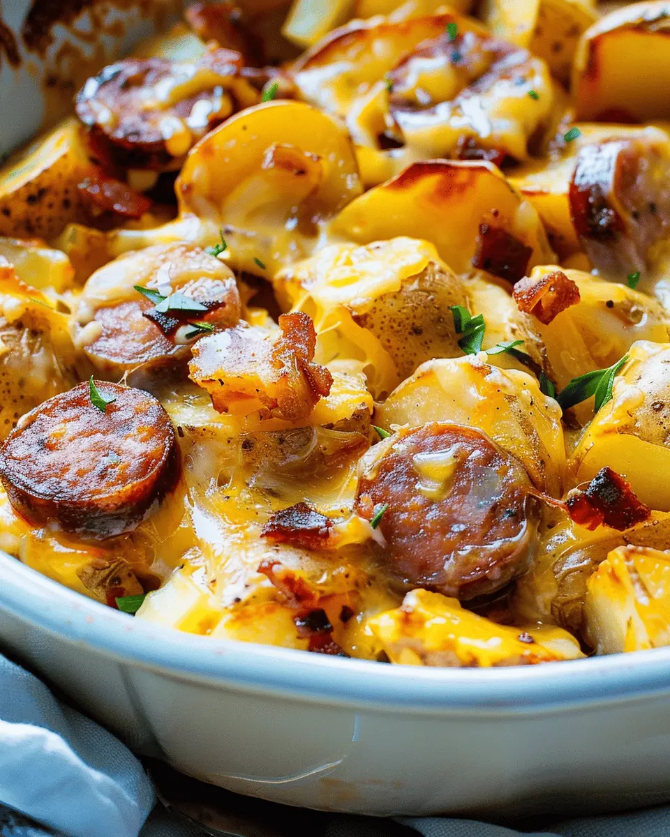 Cheesy Ranch Potatoes and Smoked Sausage: Easy Comfort Food Delight