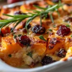 Sweet Potato & Cranberry Gratin