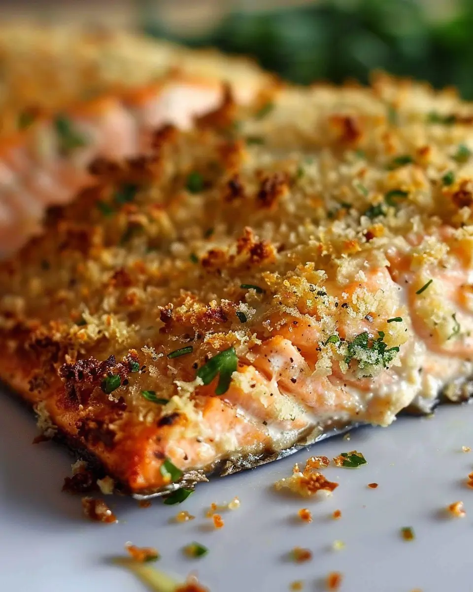 Crispy Parmesan Crusted Baked Salmon: An Easy Flavorful Delight