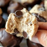 Frozen Greek Yogurt Peanut Butter Bites with Chocolate Chips: A Delightful Treat You Can Make at Home!