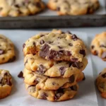 Sweet Chocolate Chip and Toffee Shortbread Cookies