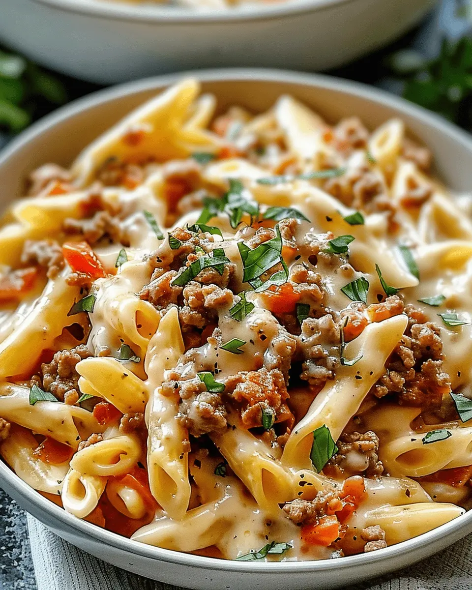 Creamy Rotel Pasta: Best Comfort Food with Ground Beef for Dinner