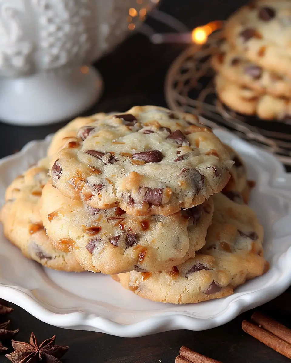 Sweet Chocolate Chip and Toffee Shortbread Cookies Made Easy