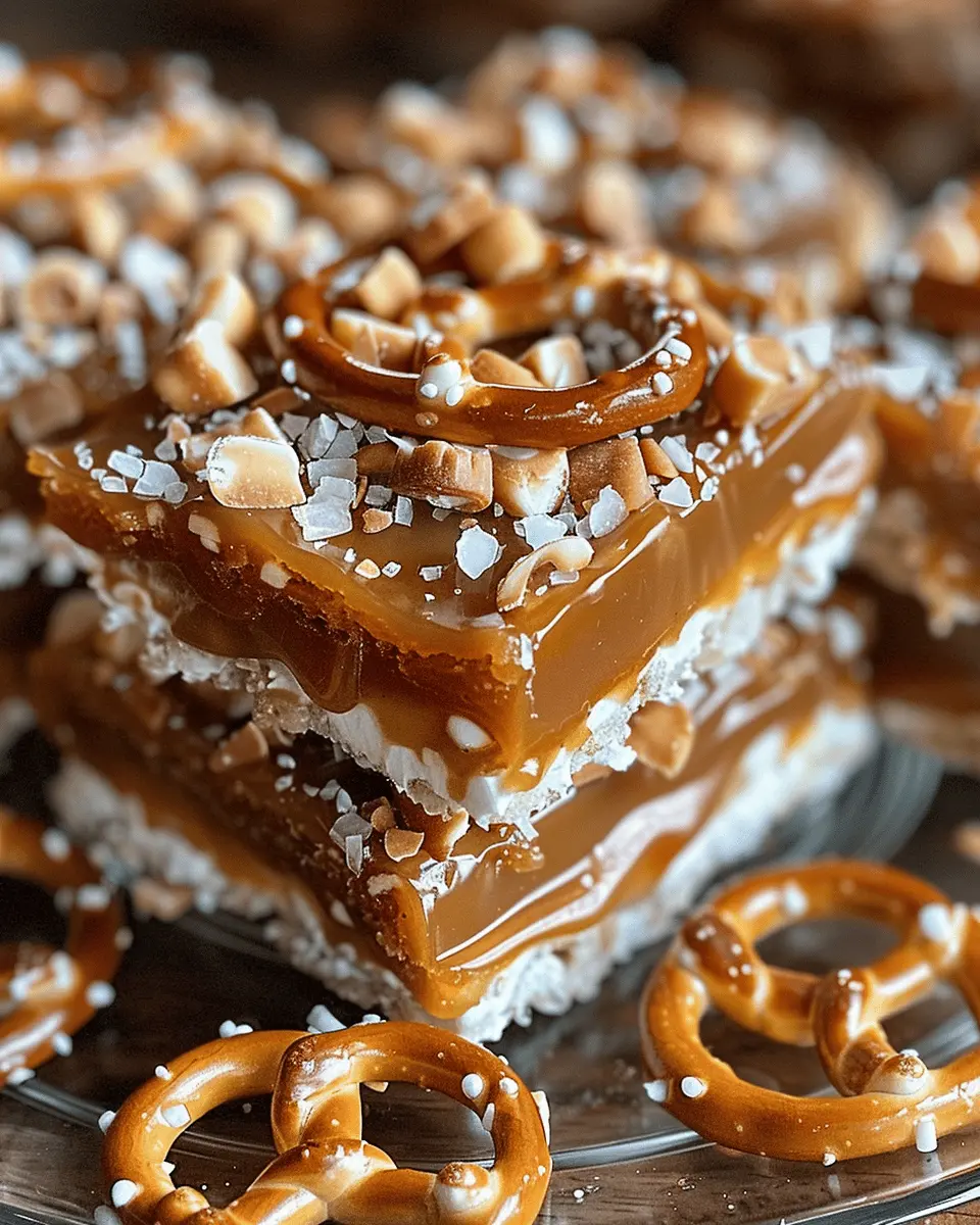 Quick No-Bake Salted Caramel Pretzel Bars for Sweet Cravings You’ll Love