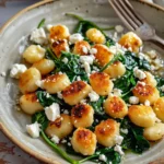 Crispy Gnocchi With Spinach And Feta: A Childhood Memory In Flavor