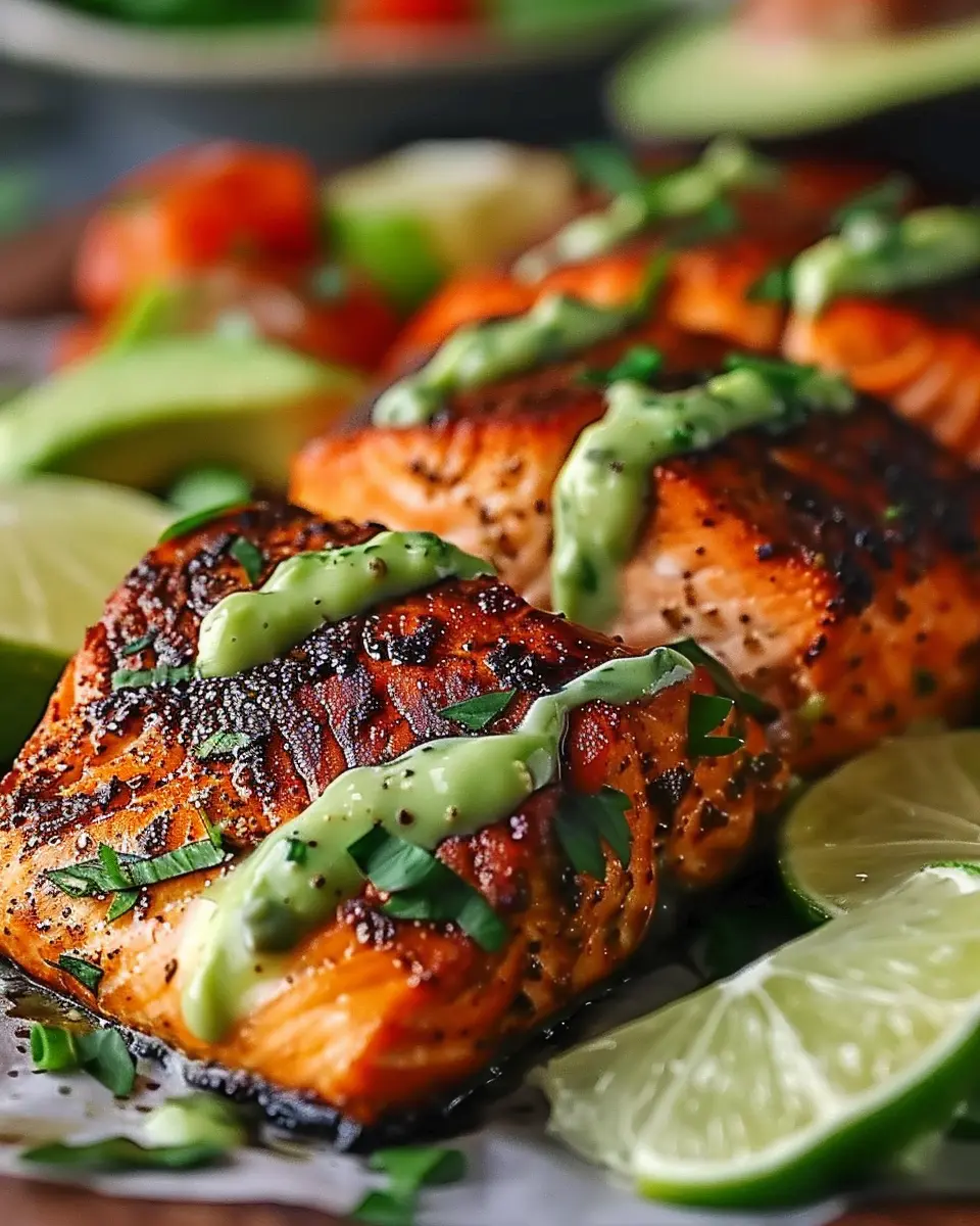Cajun Salmon Avocado Lime: A Healthy & Flavorful Delight