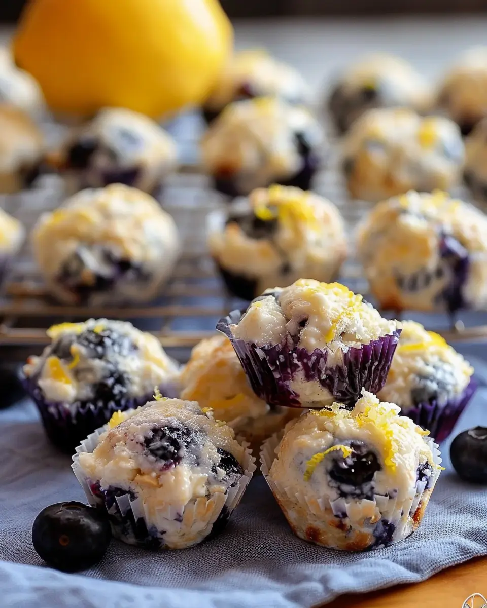 Blueberry and Lemon Zest Cottage Cheese Bites: Easy Healthy Snack