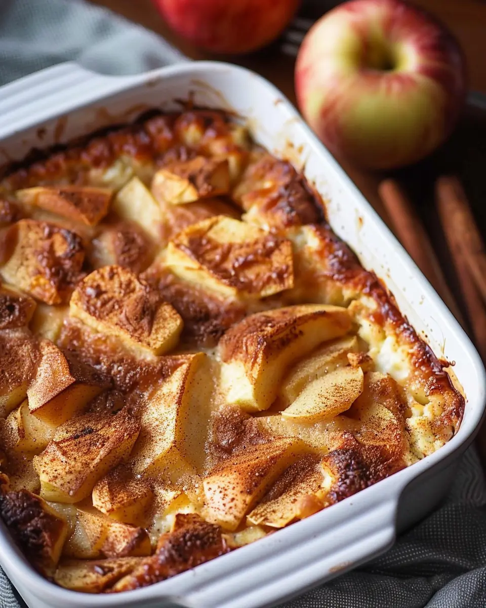 Apple Cinnamon Cottage Cheese Bake: Easy & Protein-Packed Delight