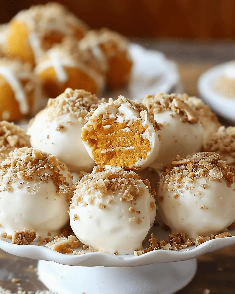 Easy No Bake Pumpkin Cheesecake Balls: Indulgent Fall Treats