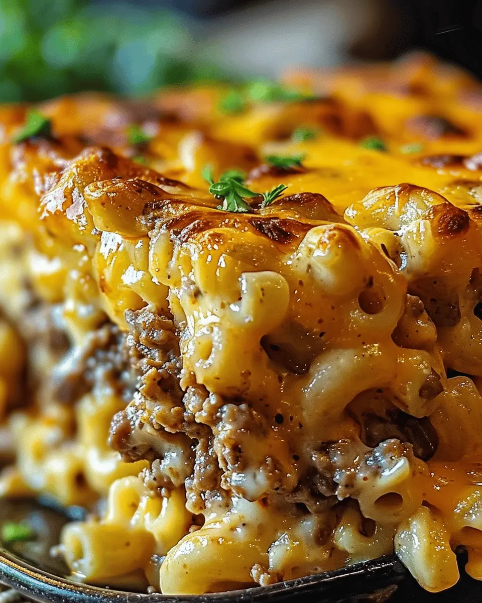 Mac and Cheese Meatloaf Casserole: Indulgent Comfort Food Delight