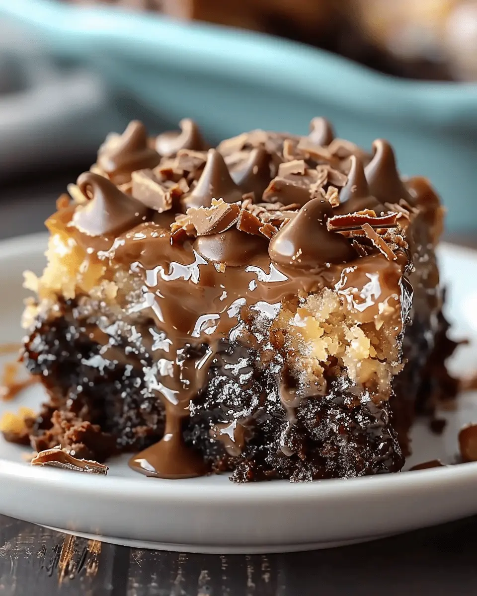 German Chocolate Poke Cake: Indulgent Delight for Your Table