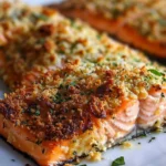 Crispy Parmesan Crusted Baked Salmon: 1 amazing dish
