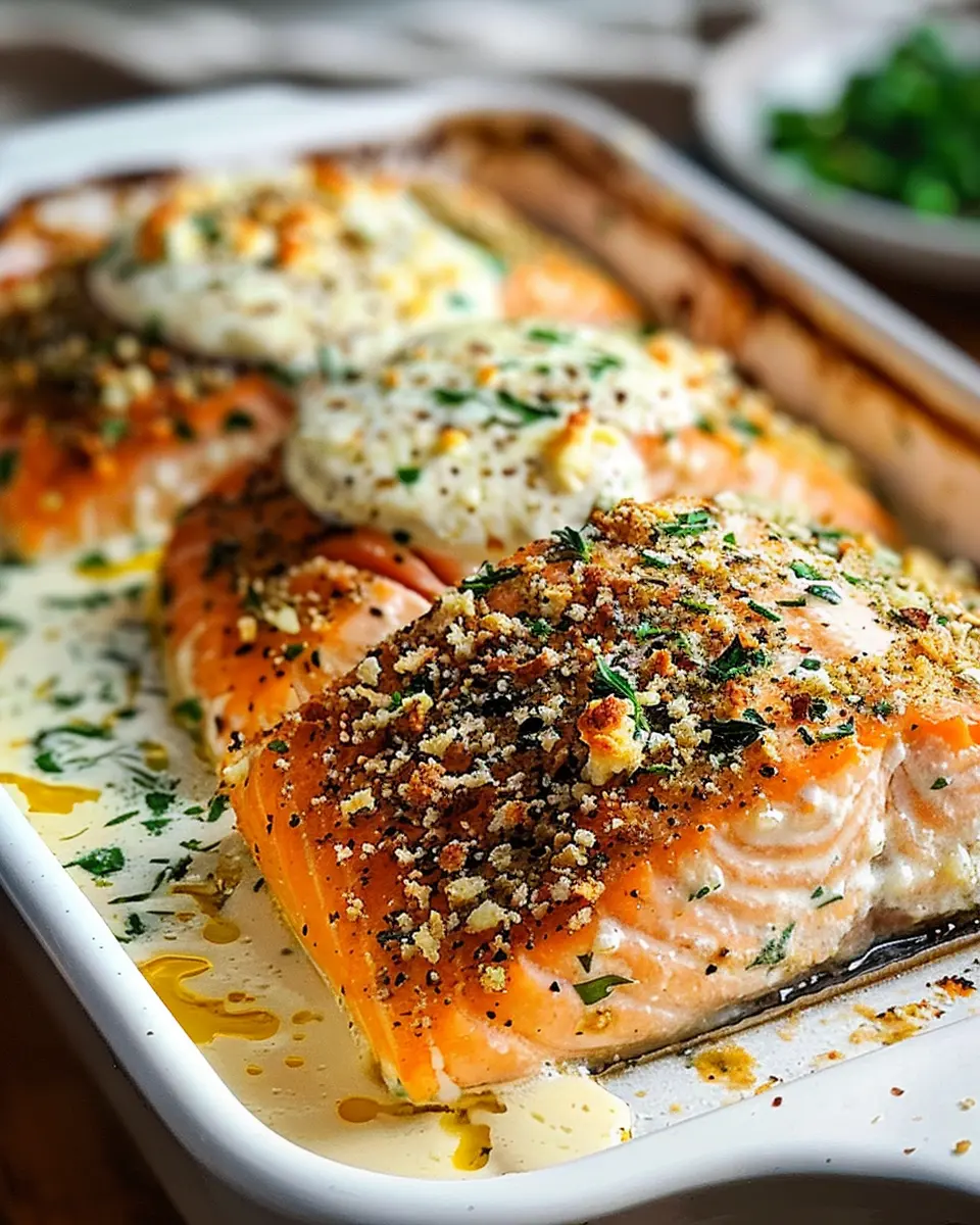 Baked Boursin Salmon – Creamy, Flavorful & Easy to Prepare at Home