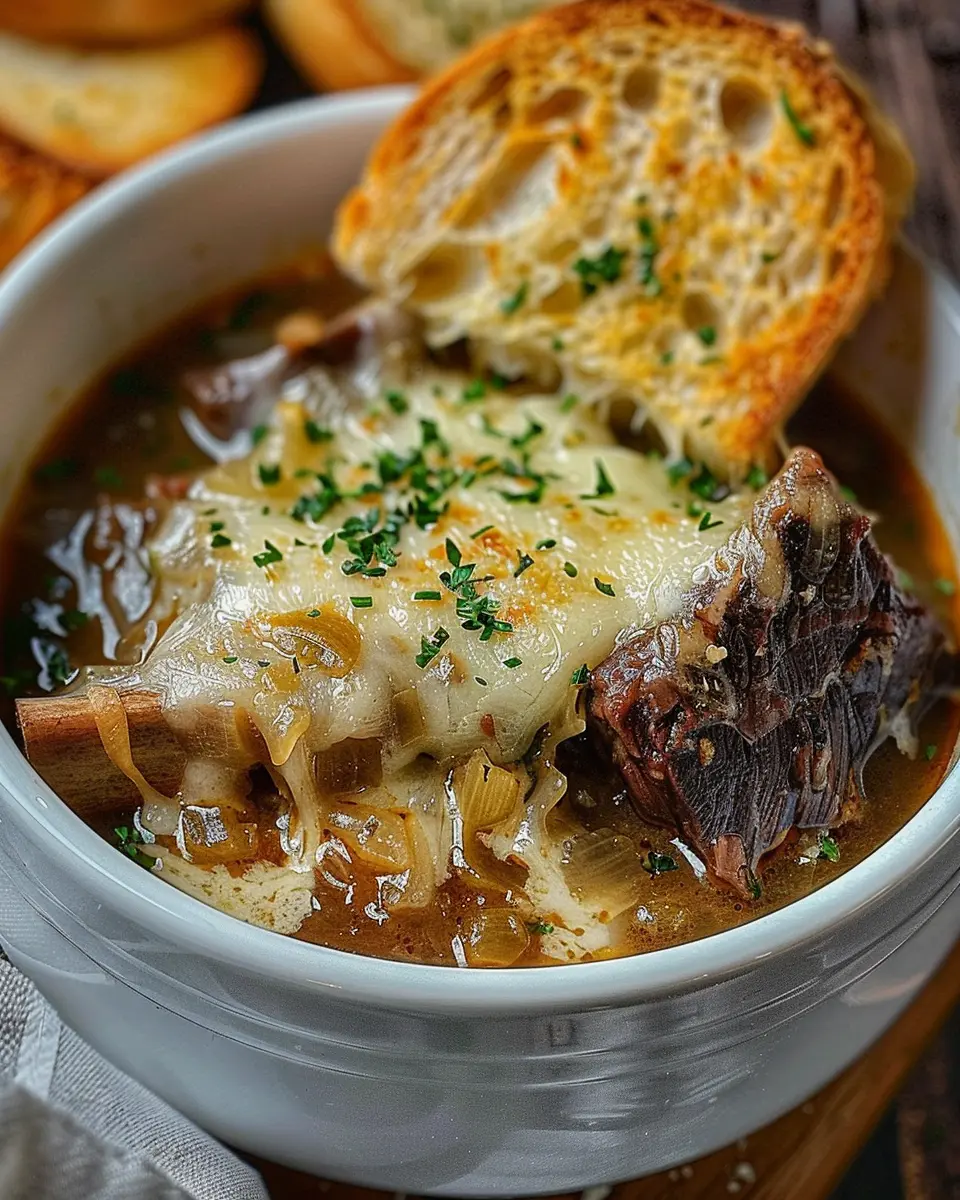 French Onion Beef Short Rib Soup: A Comforting Bowls of Joy