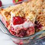 Strawberry Cheesecake Dump Cake