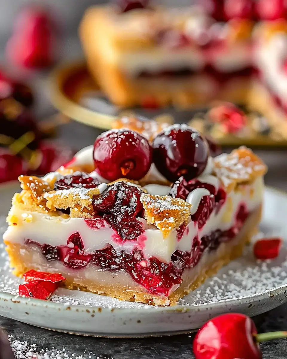 Christmas Cherry Bars: Easy Recipe for a Joyful Holiday Treat