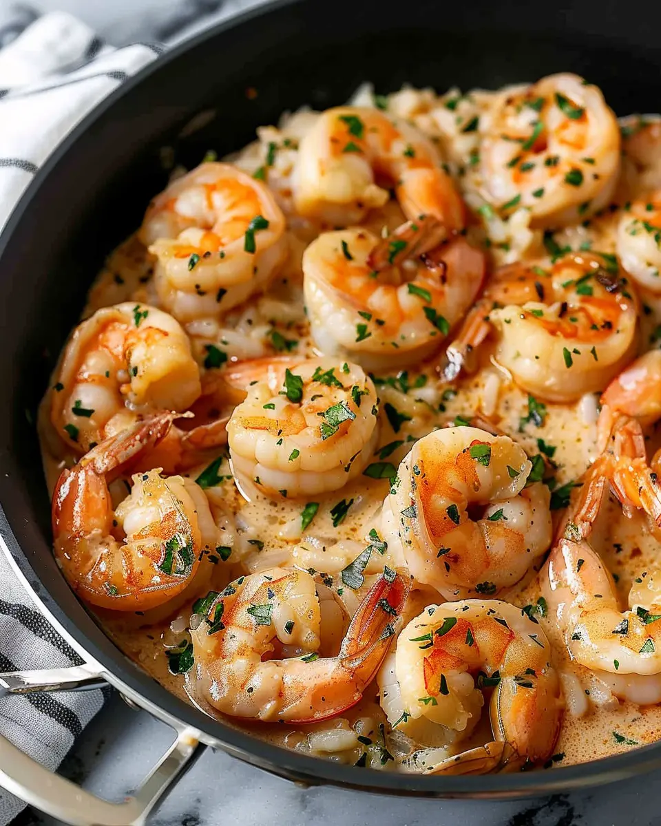 Easy Shrimp and Rice Recipes: Indulgent Creamy Garlic Butter Delight