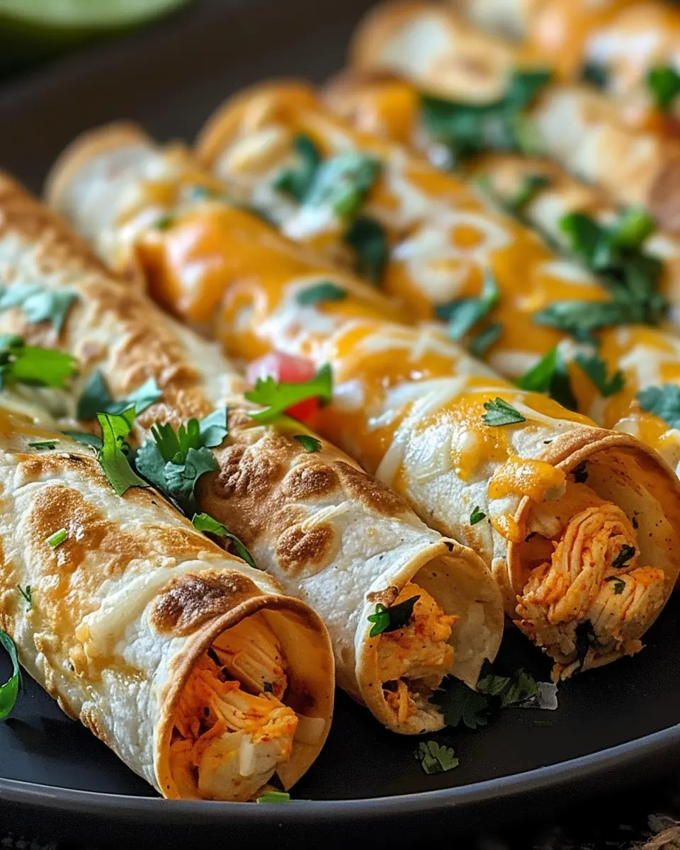 Crispy Chicken Taquitos: Easy and Flavor-Packed Homemade Delight