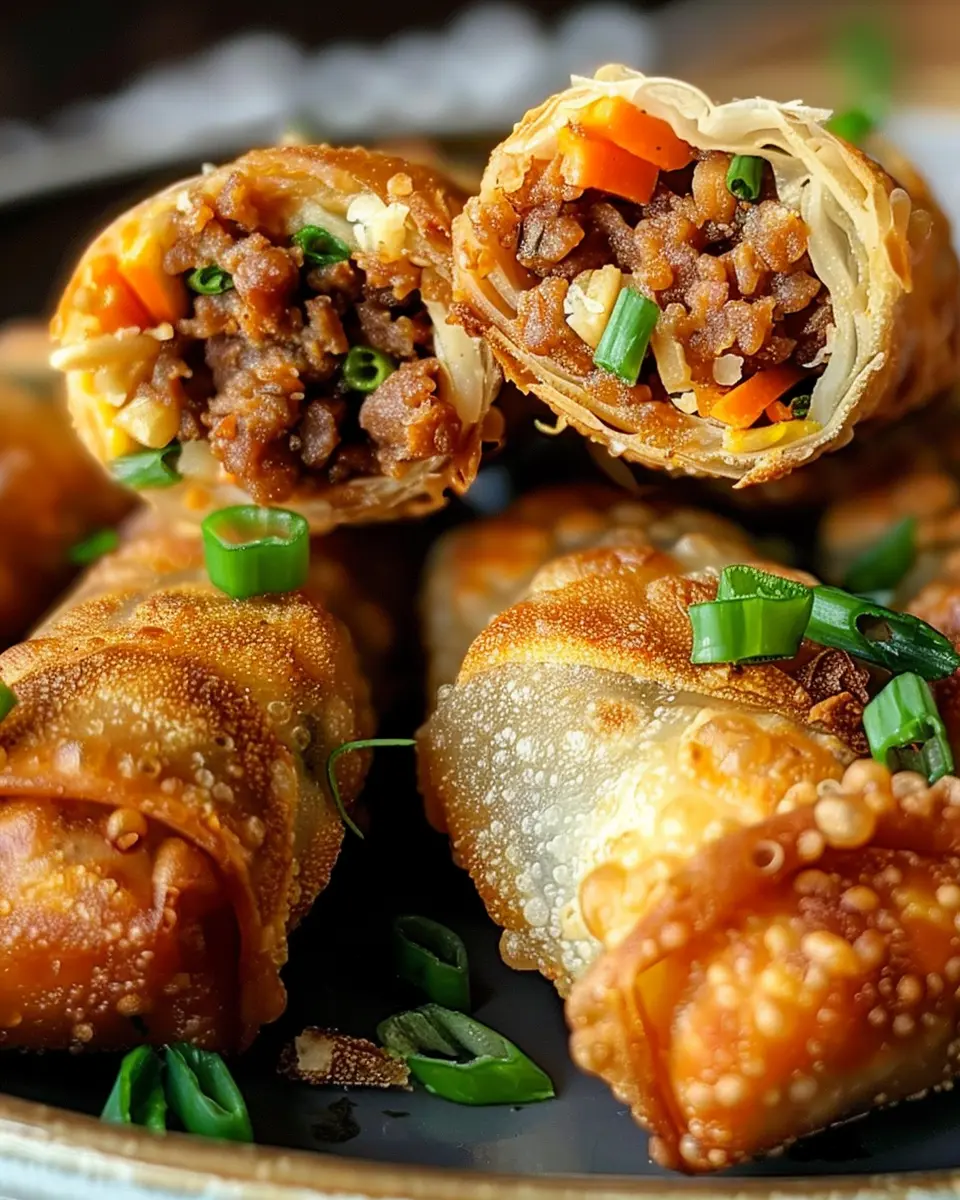 Voodoo Egg Rolls: Irresistible Fusion Snack with Turkey Bacon and Chicken Ham