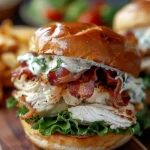 Chopped Chicken Bacon Ranch Sandwich (30-Minute Flavor Bomb)