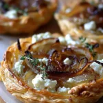 Irresistible Caramelized Onion and Goat Cheese Tarts in 3 Easy Steps