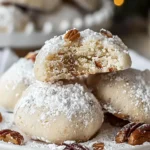 Buttery Pecan Snowball Cookies