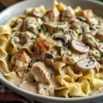Rich Chicken Stroganoff