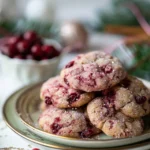 Sparkling Sugarplum Cranberry Cookies
