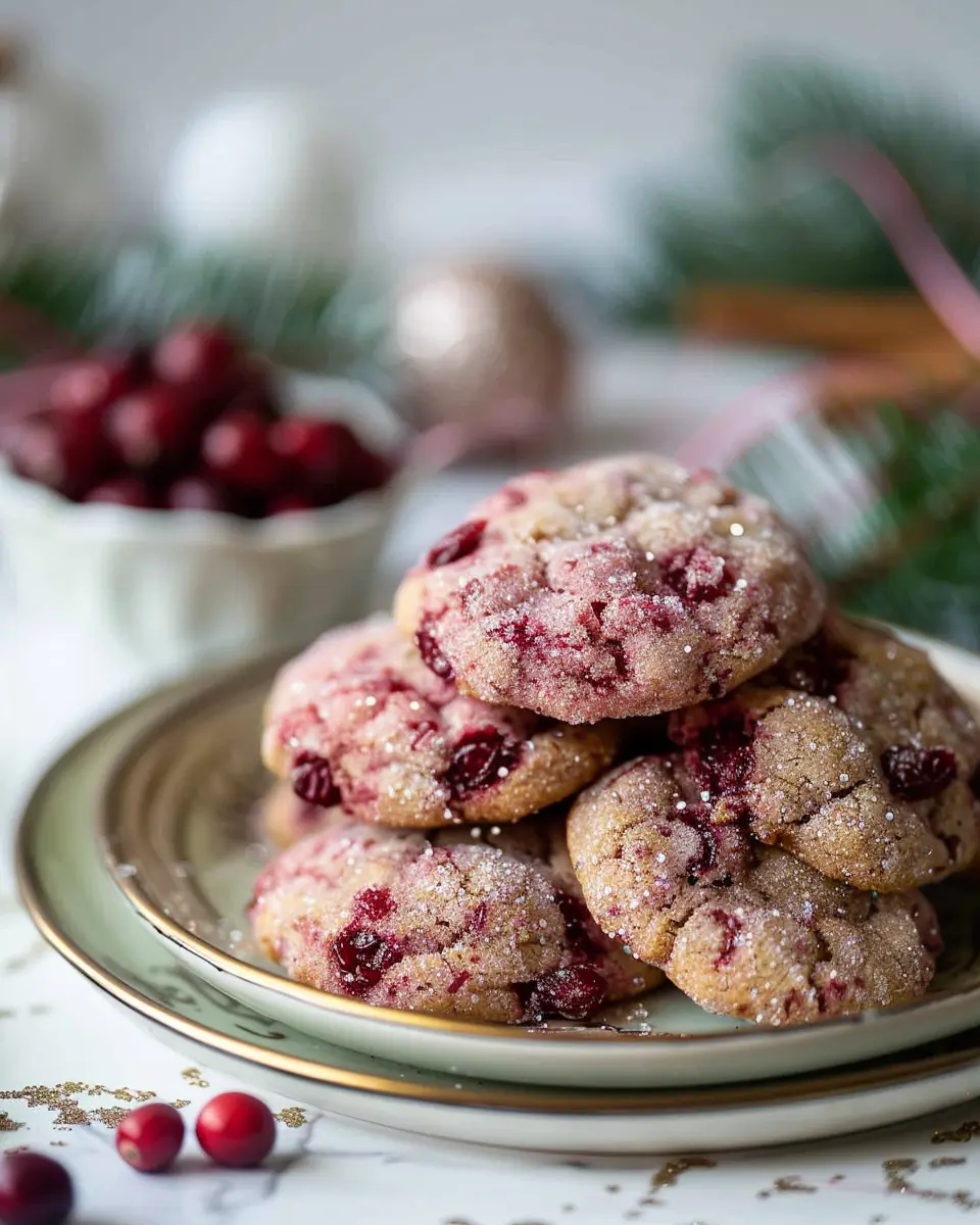 Sparkling Sugarplum Cranberry Cookies: The Best Holiday Treats