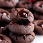 Chocolate Thumbprint Cookies