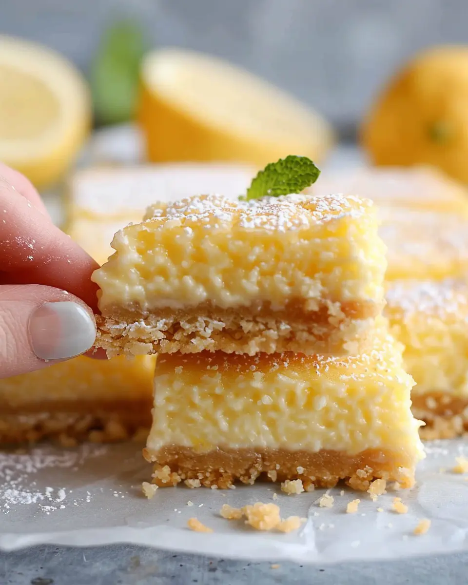 Creamy Lemon Squares: The Best Zesty Treat for Any Occasion