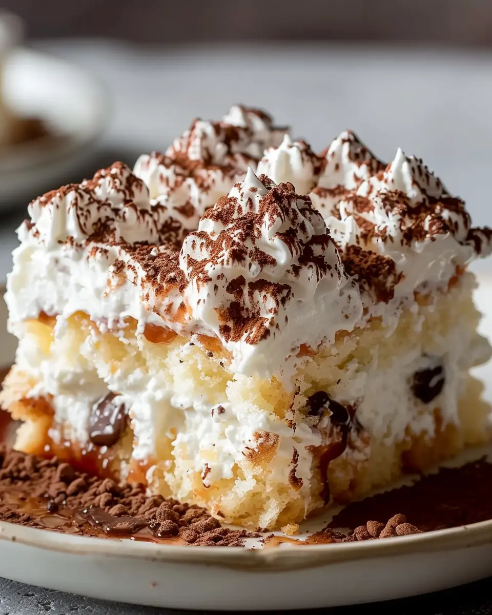 White Russian Poke Cake: Easy Indulgence for All Dessert Lovers