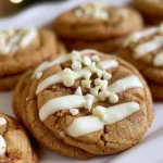Chewy Maple Cinnamon Cookies with White Chocolate