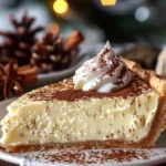 Christmas Eve Cinnamon-Vanilla Custard Pie – Creamy Holiday Dessert Magic
