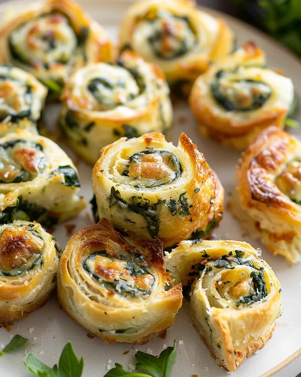 Easy Spinach Dip in Bite-Sized Pinwheels: A Flavorful Treat