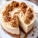 No Bake Cookie Butter Cheesecake