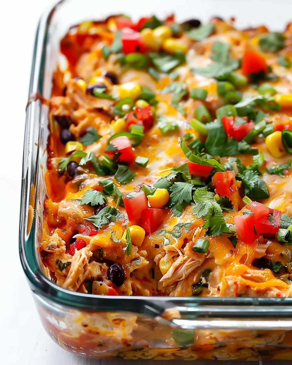 Easy Chicken Burrito Casserole: Quick, Flavorful Family Meal
