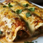 Cheesy Chicken Enchiladas with Creamy Sauce