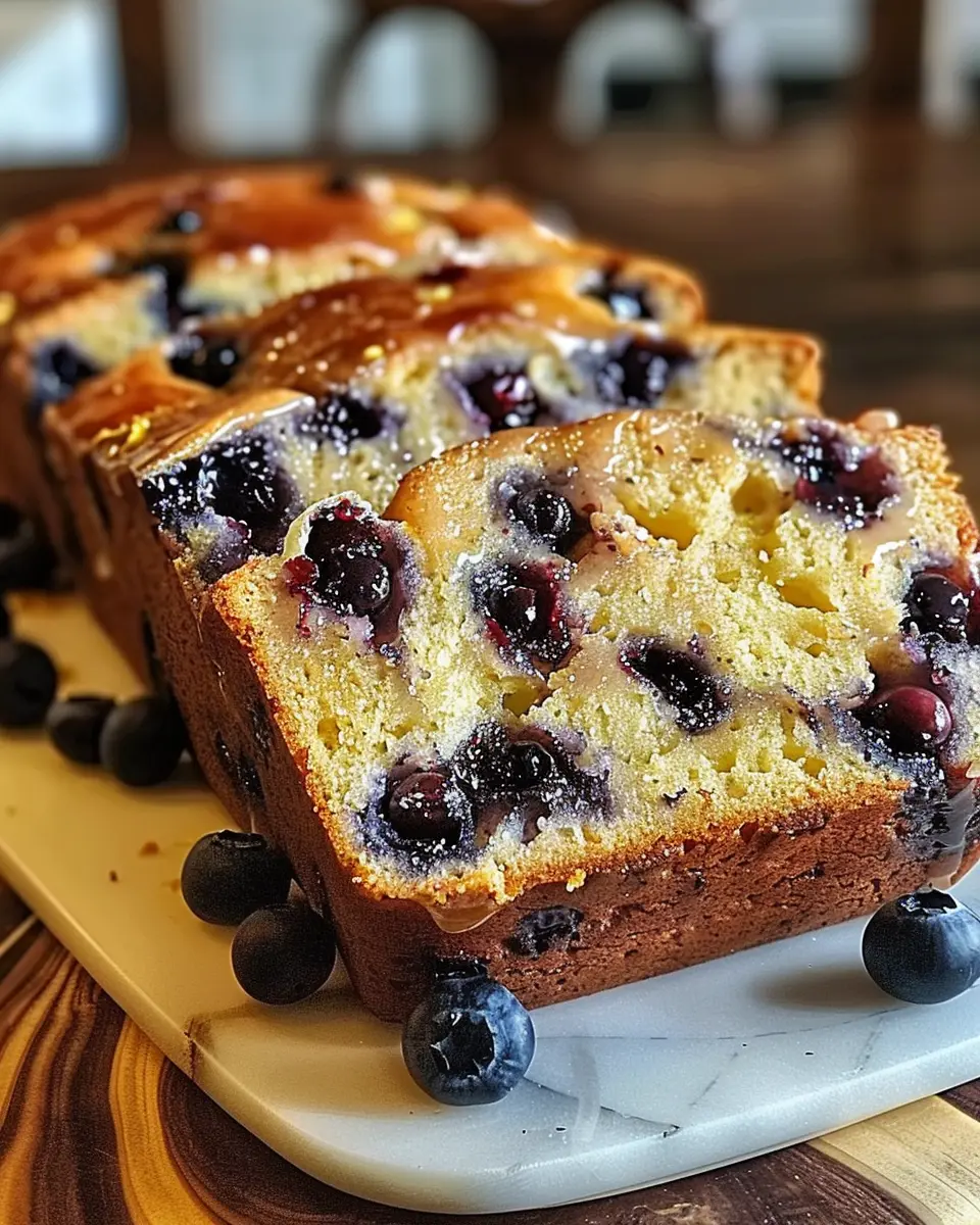 Zesty Blueberry Lemon Delight Loaf: Easy and Refreshing Recipe