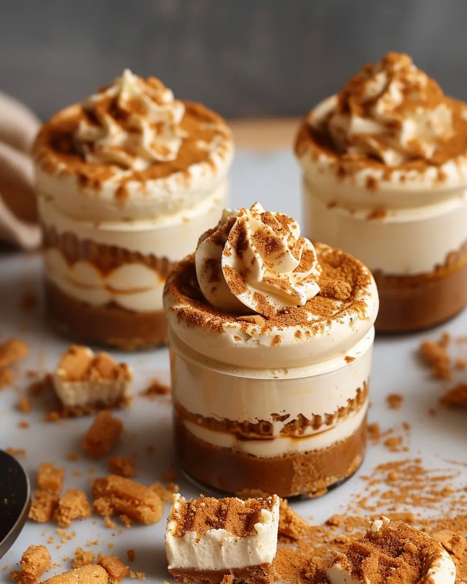 No-Bake Biscoff Cheesecake Cups: Easy Indulgence for Everyone
