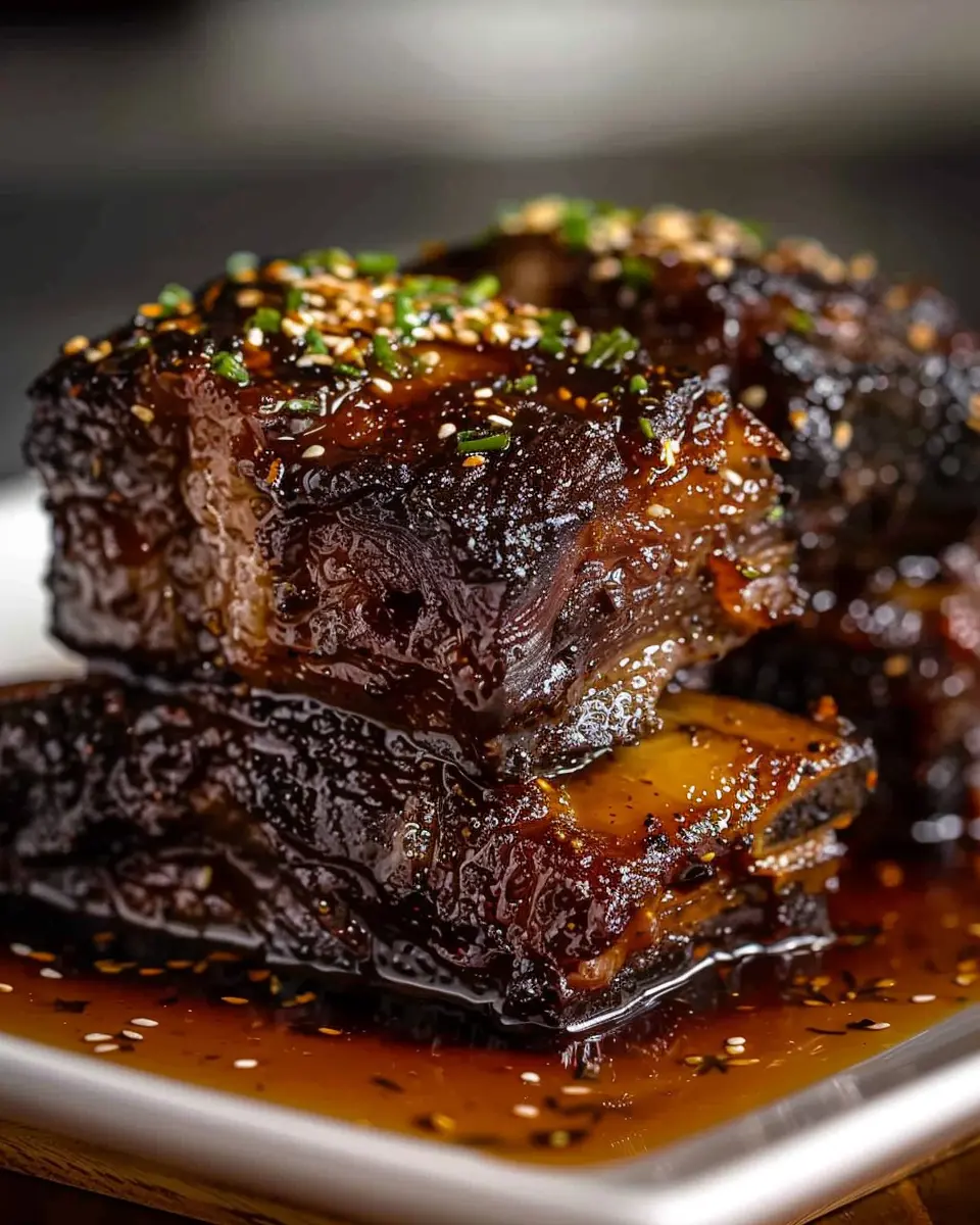 Caramelized Slow Roast Asian Beef Short Rib: Tender & Irresistible