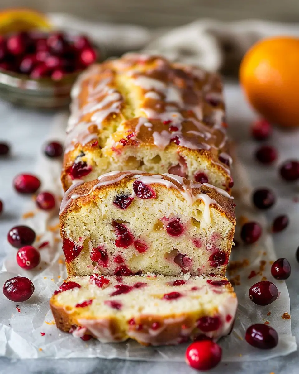 Glazed Cranberry Orange Loaf: The Perfect Homemade Treat