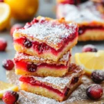 Cranberry Lemon Bars