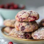 Sparkling Sugarplum Cranberry Cookies