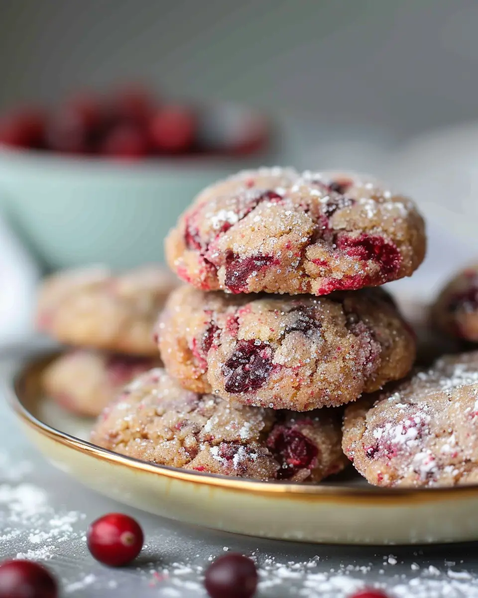 Sparkling Sugarplum Cranberry Cookies: The Best Festive Treat