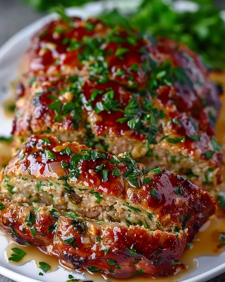 Melt-in-Your-Mouth Garlic Parmesan Chicken Meatloaf Recipe to Savor