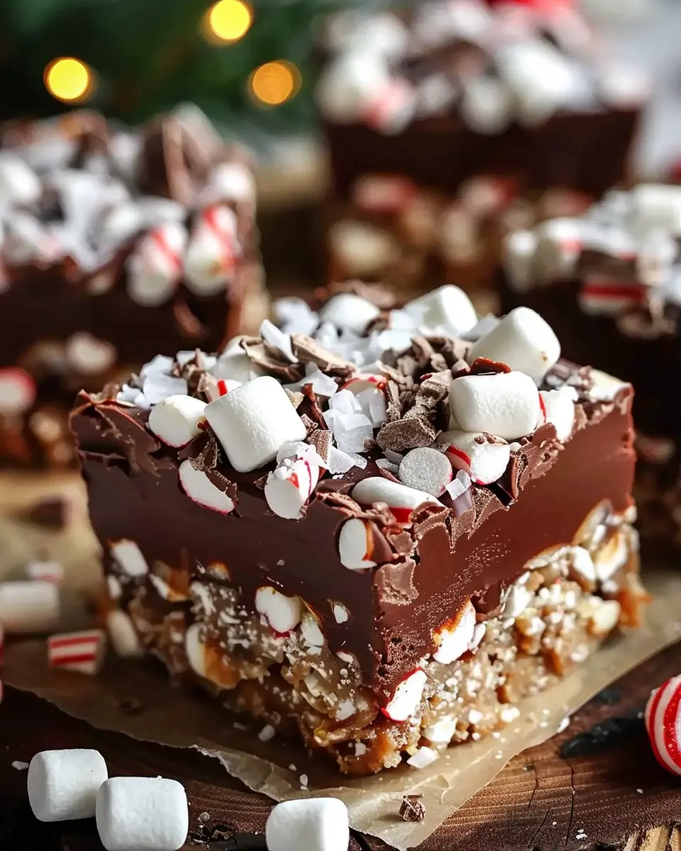 Chocolate Marshmallow Christmas Bars: Easy & Irresistible Holiday Treat